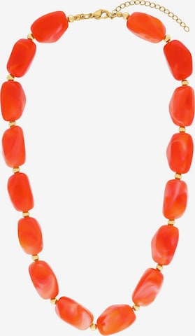 Lucardi Necklace in Gold: front