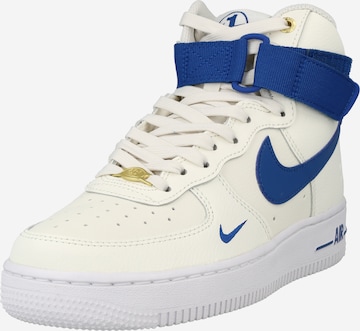 Nike Sportswear Kõrged ketsid 'AIR FORCE 1 HI SE', värv valge: eest vaates