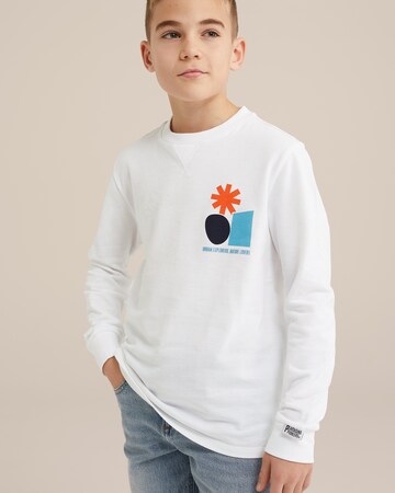 WE Fashion Shirt in White: front