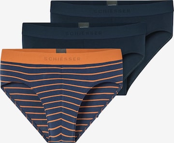 SCHIESSER Slip '95/5' in Blau: Vorderseite