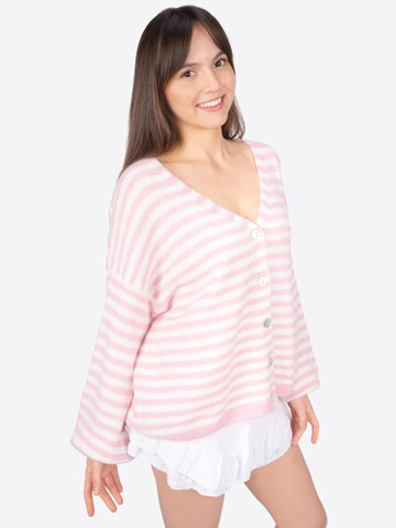 Seasons of April Knit cardigan 'Candy' in Pink