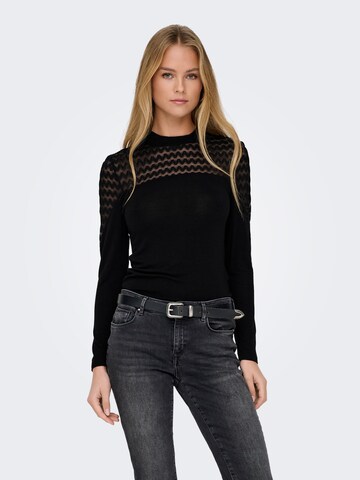 ONLY Shirt 'ONLMalle' in Schwarz: Vorderseite