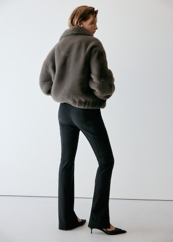 MANGO Skinny Trousers 'POCKET' in Black: back