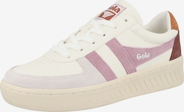 Baskets basses 'Grandslam Trident' Gola en blanc : devant