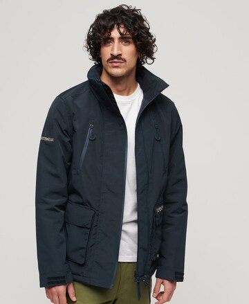 Superdry Übergangsjacke in Blau: predná strana