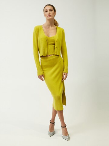 Tops en tricot Influencer en jaune
