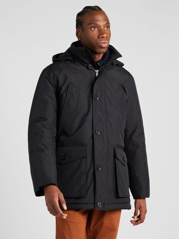 BOSS Winter parka 'Osiass' in Black: front