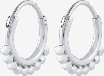 ELLI Earrings 'Creole, Kugeln' in Silver: front