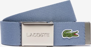 LACOSTE - Cinturón en azul: frente