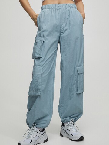 Pull&Bear Tapered Hose in Blau