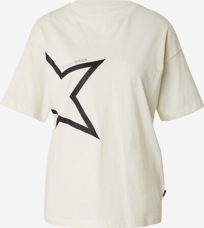 CONVERSE T-Shirt 'Chuck' in beige / schwarz, Produktansicht