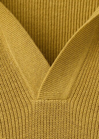 MANGO MAN Shirt 'Lino' in Yellow