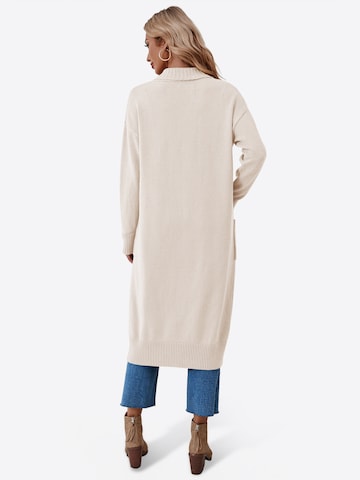 Imily Bela - Abrigo de punto en beige: atrás