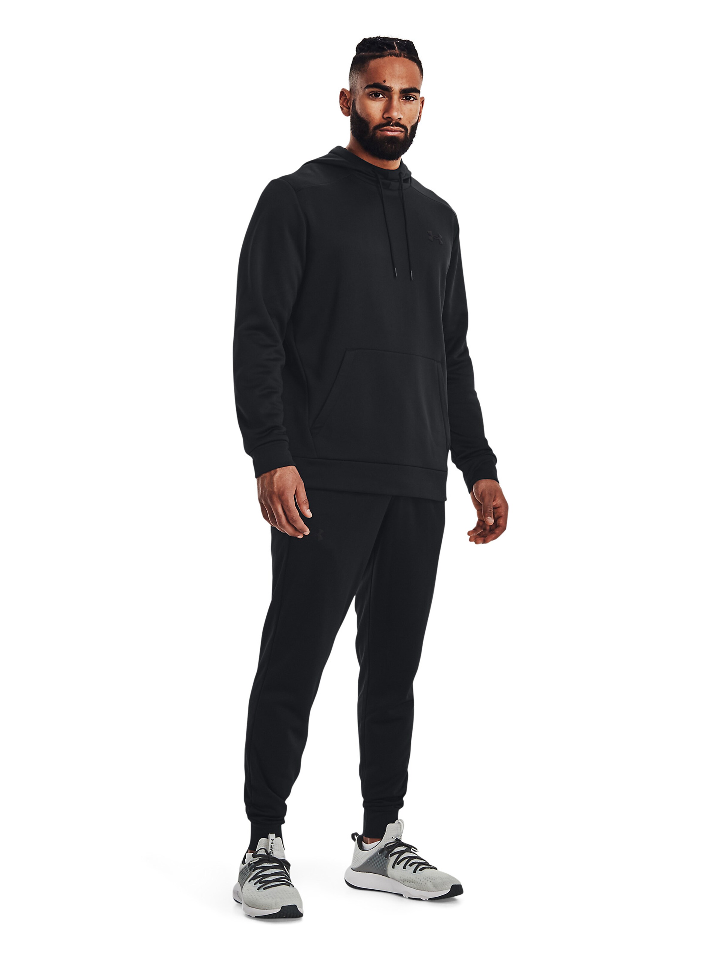 UNDER ARMOUR Sports sweatshirt in Black