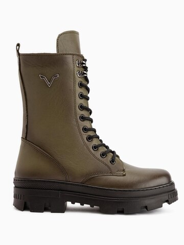 Limoya Lace-Up Boots 'Sanela' in Green: front