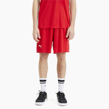 PUMA Loose fit Workout Pants in Red: front