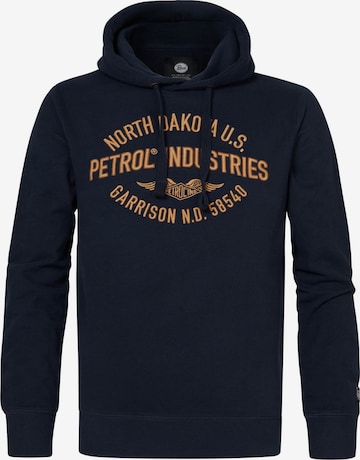 Petrol Industries Sweatshirt in Blue: front