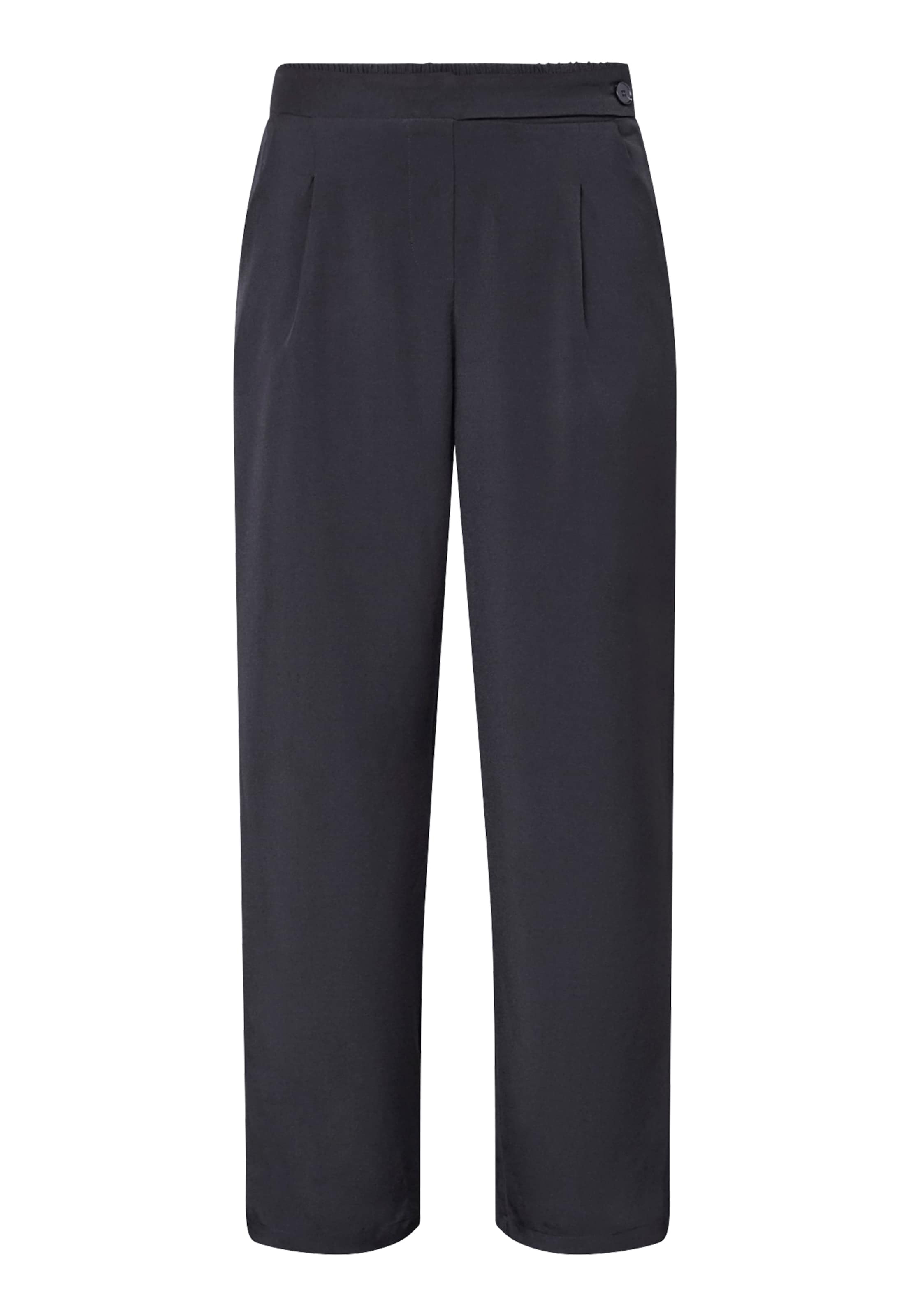 Wide leg Pantaloni con pieghe 'VIKSA' di SISTERS POINT in nero: frontale