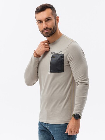 T-Shirt 'L130' Ombre en beige