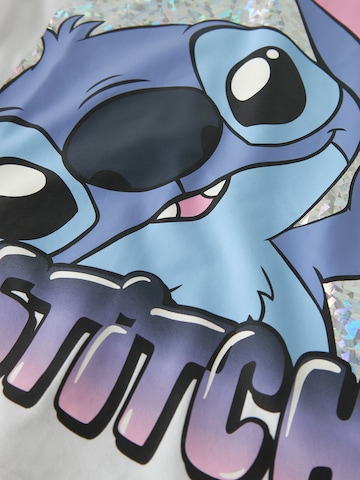 NAME IT Футболка 'NKFFORA STITCH' в Белый