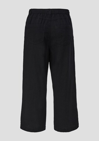 QS Wide leg Trousers in Black