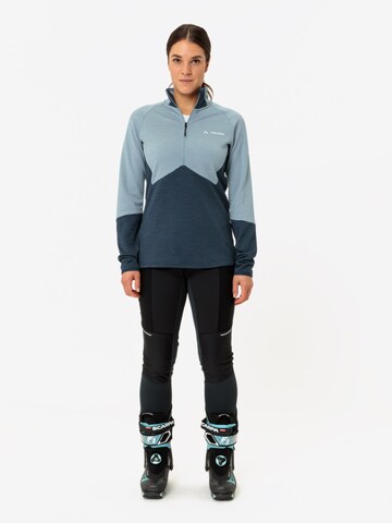 VAUDE Athletic Fleece Jacket 'Larice' in Blue