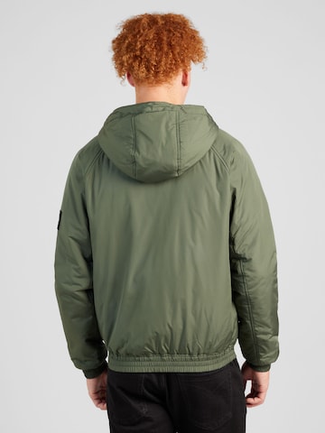 Calvin Klein Jeans Between-Season Jacket 'Harrington' in Green