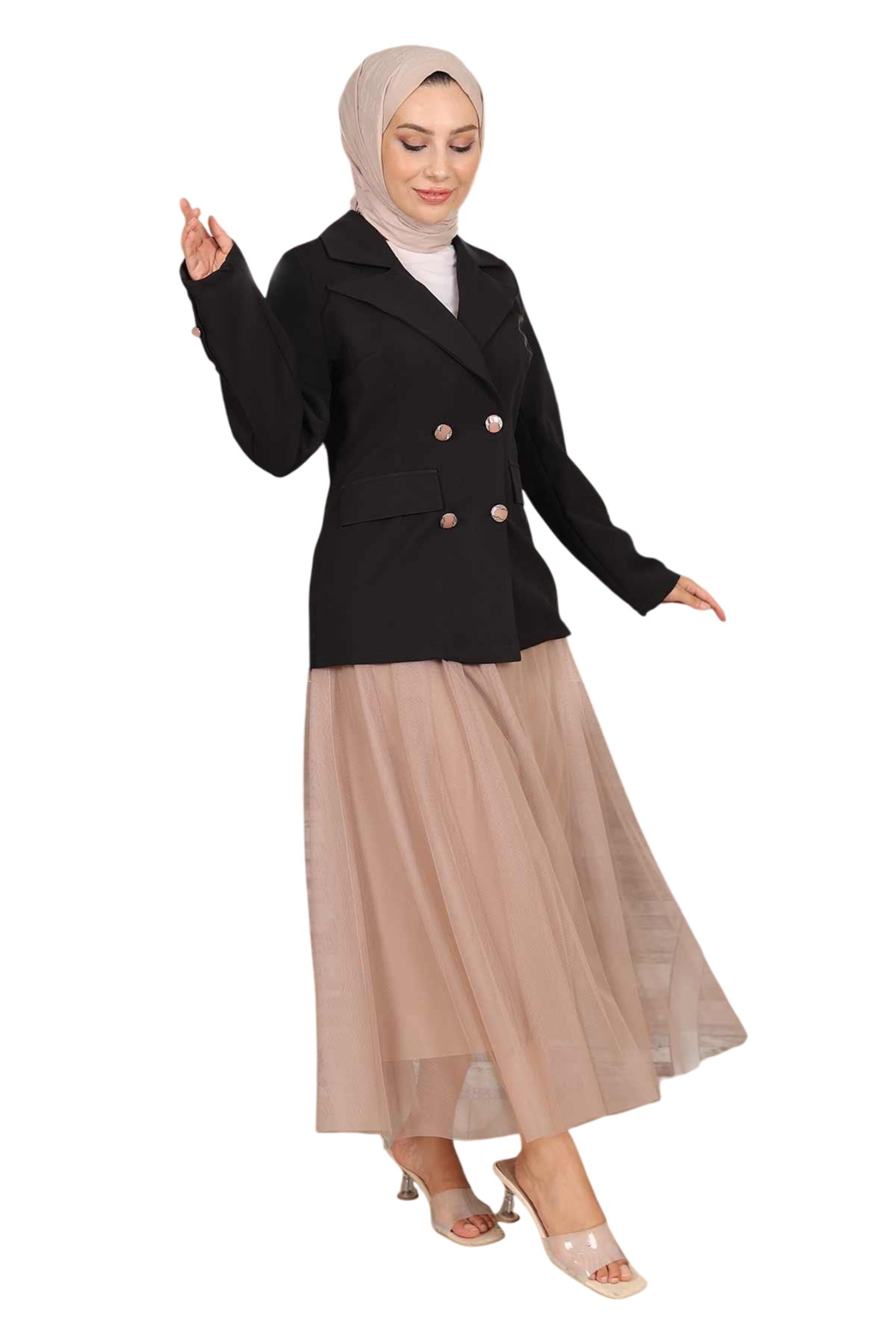 MODAMIHRAM Kostüm in Beige