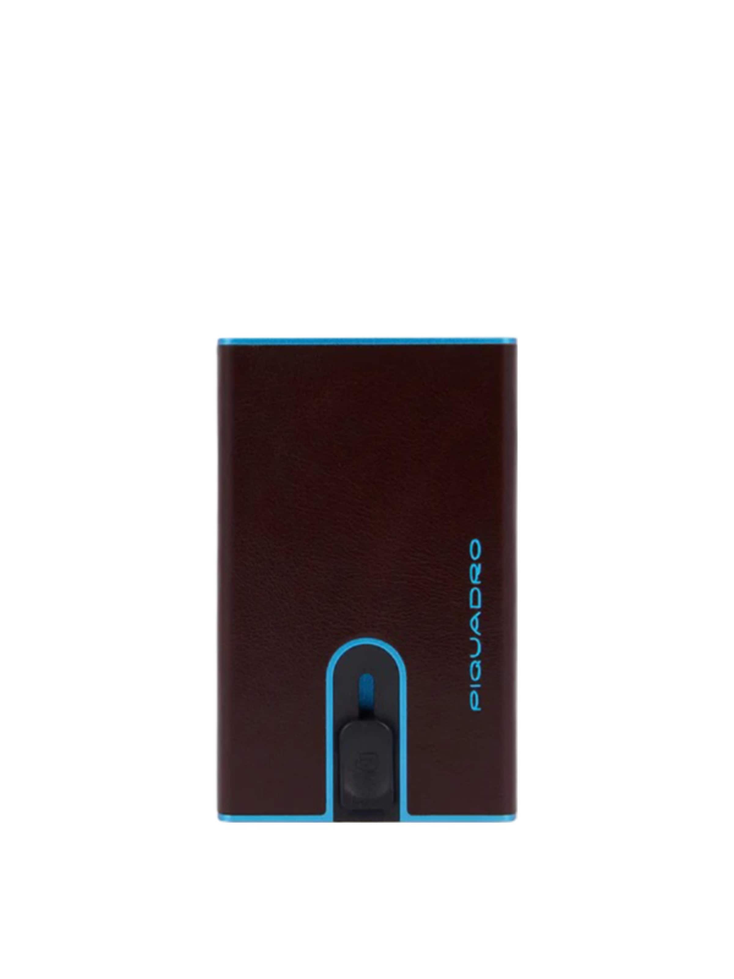 Piquadro Portemonnee in Bruin: voorkant