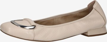 CAPRICE Ballerina in Beige: voorkant