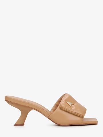 Estro Sandaal '681005' in Bruin: voorkant