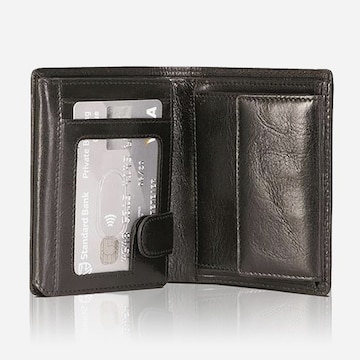 Jekyll & Hide Oxford Geldbörse RFID Leder 9 cm in Grau