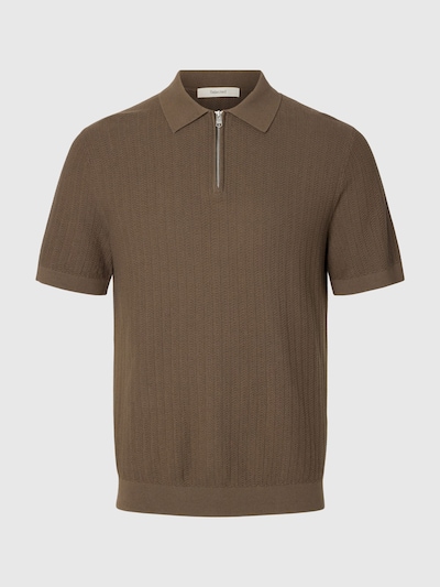 SELECTED Trui 'SLHCran' in de kleur Bruin, Productweergave