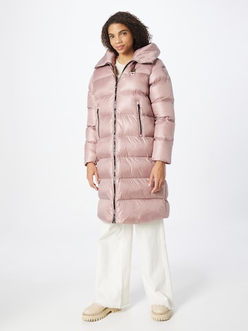 Blauer.USA Between-Seasons Coat 'Sorona' in Pink: front