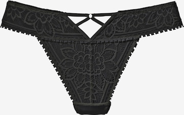 LASCANA String in Black: front