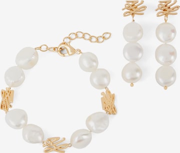 Karl Lagerfeld Korusarja 'AUTOGRAPH PEARLS' värissä kulta: etupuoli