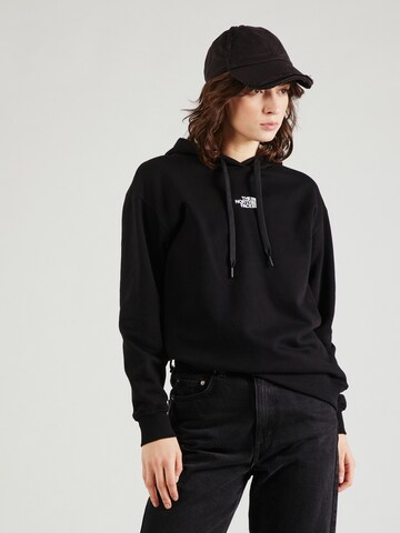 THE NORTH FACE Sweatshirt in Black: front