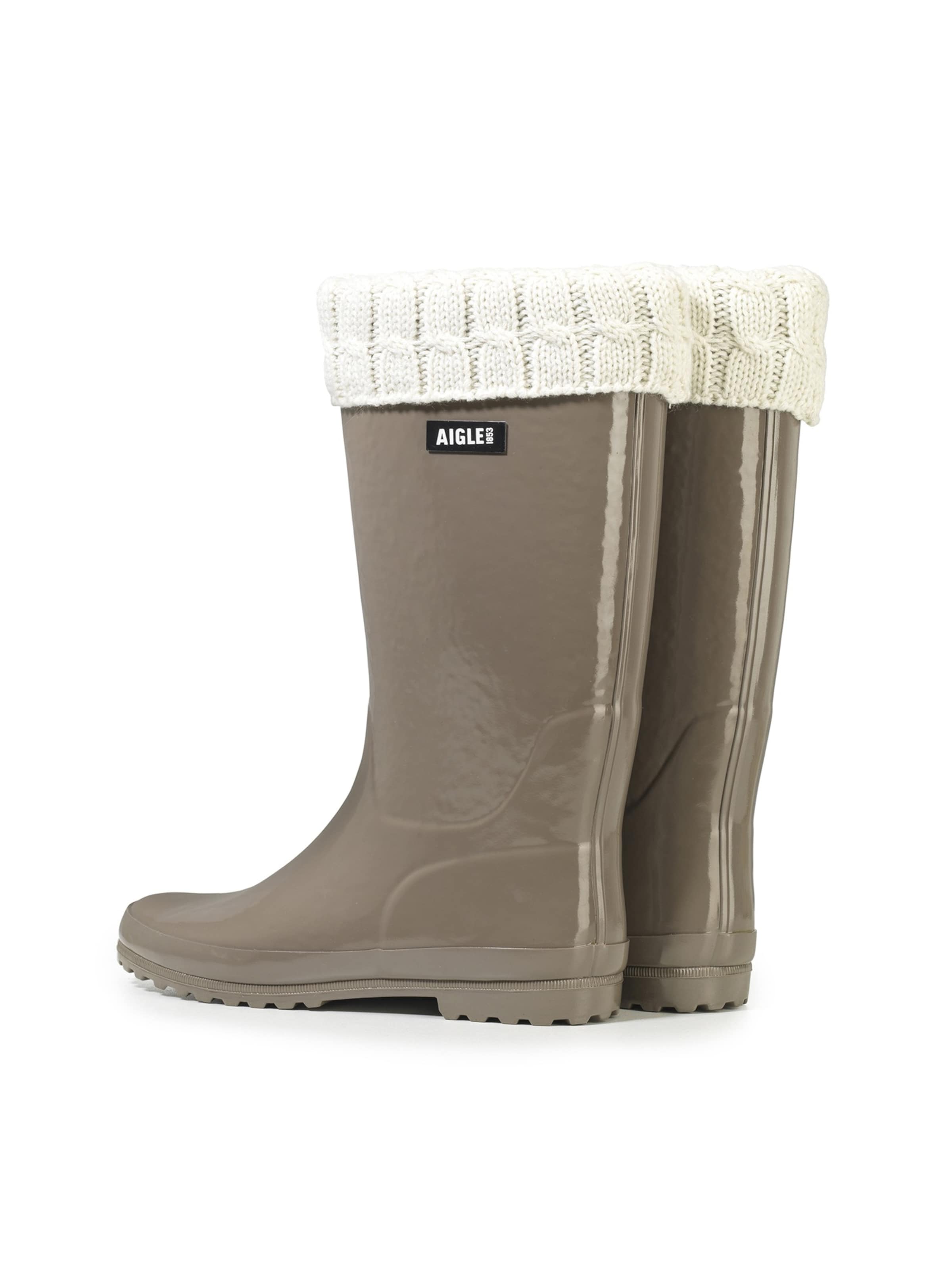 AIGLE - Botas camperas 'ELIOSA' en marrón: atrás