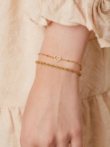 Bracelet 'HEART' Cala Rose en or