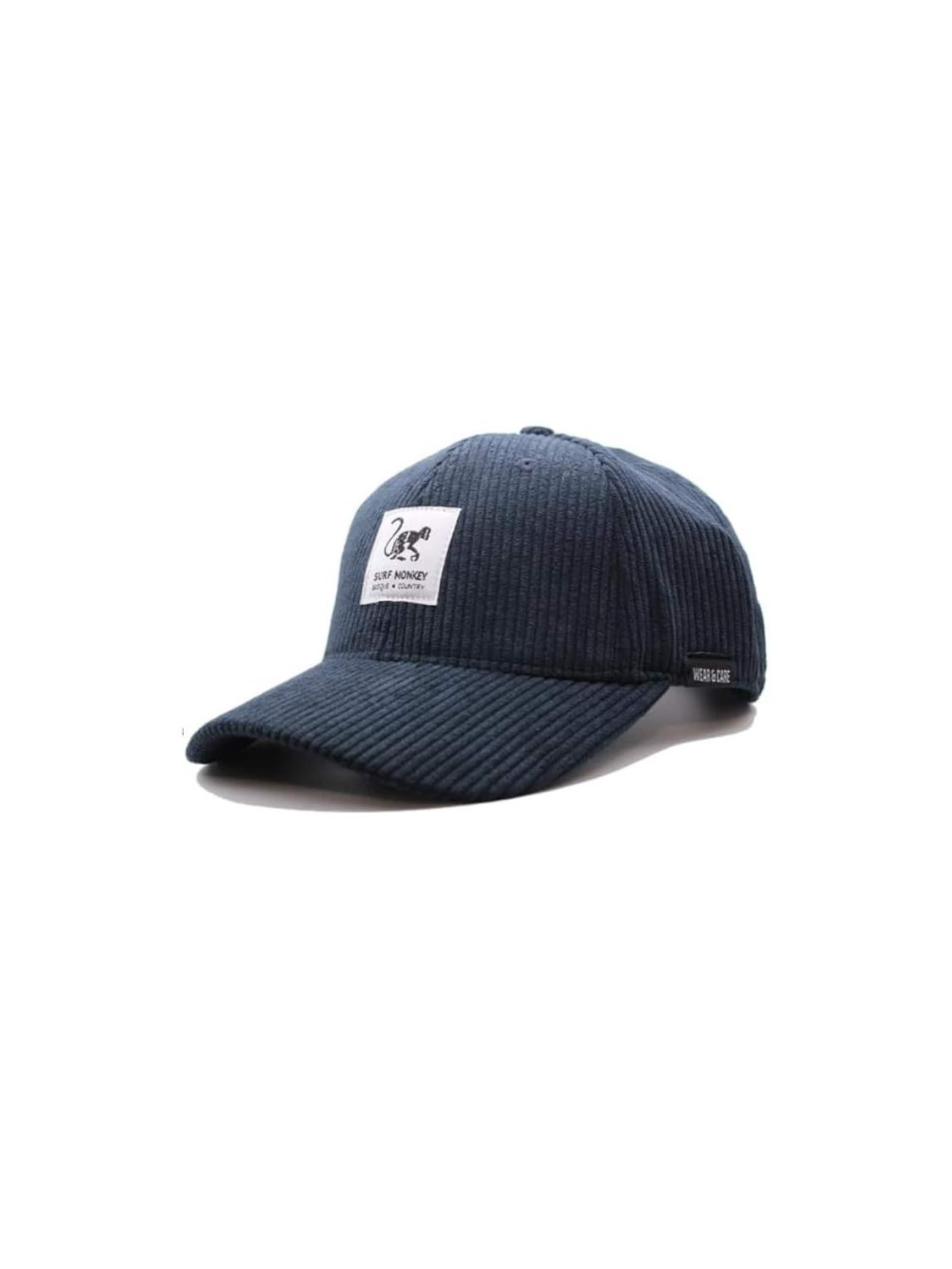Surf Monkey - Gorra deportiva en azul: frente