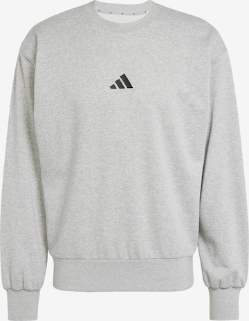 ADIDAS SPORTSWEAR Sports sweatshirt 'FEELCOZY' in Grey: front