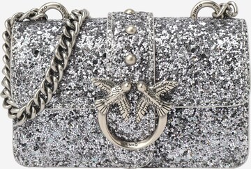 PINKO - Bolso de hombro 'Love One' en plata