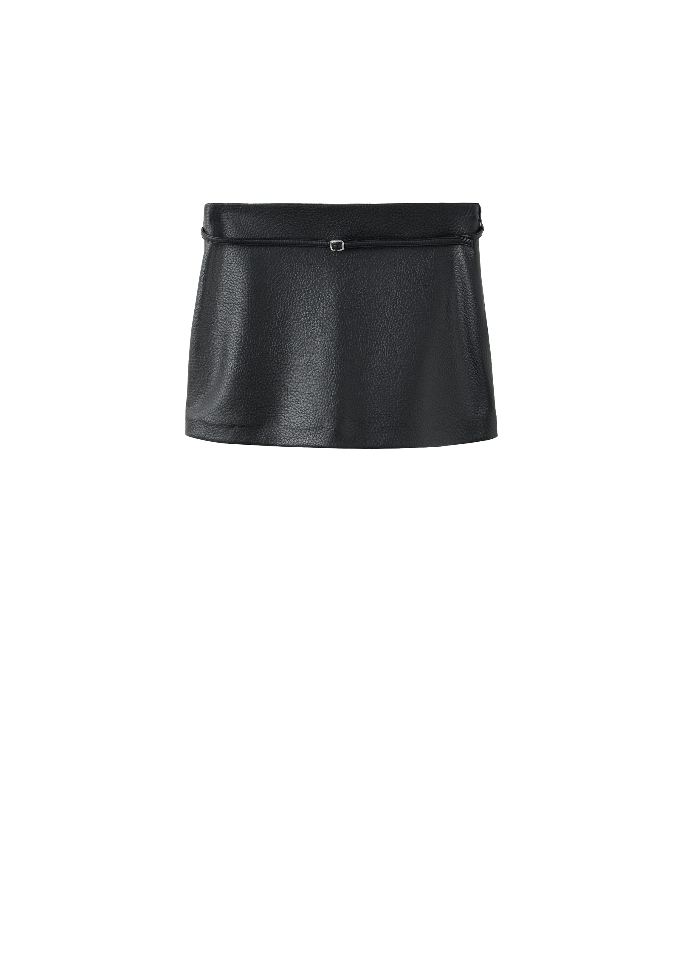 MANGO Rock 'BELT' in 34 in schwarz, Produktansicht