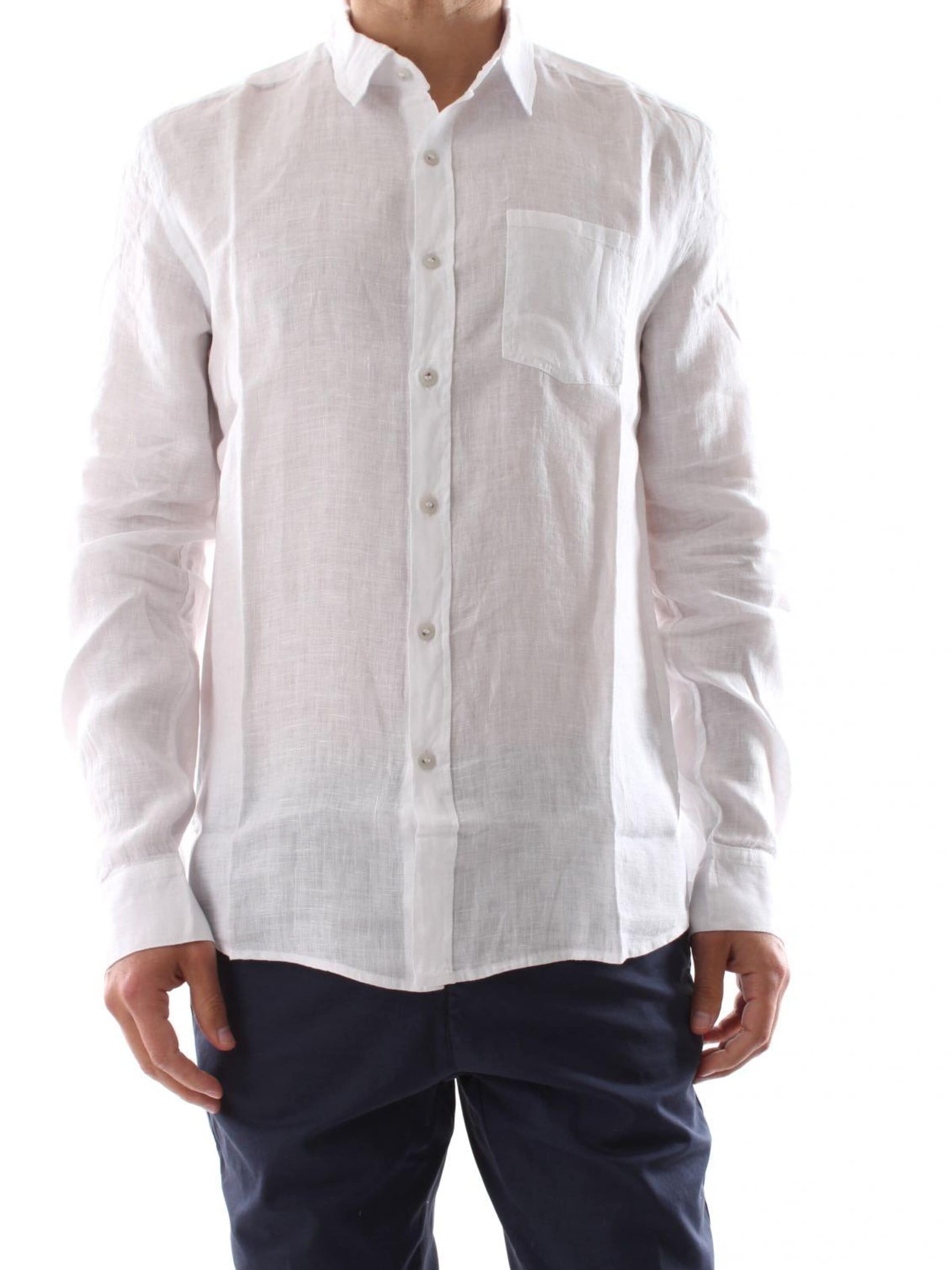 40weft Shirt in Wit: voorkant