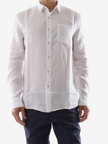 T-Shirt 40weft en blanc : devant