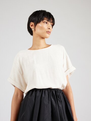 mbym Blouse 'Amana' in Beige: voorkant