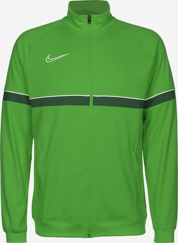 NIKE Sportjacke 'Academy' in Grün: Vorderseite