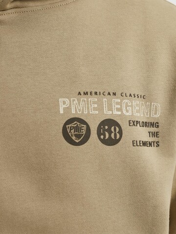 PME Legend Collegepaita 'Hoodie with artwork' värissä beige