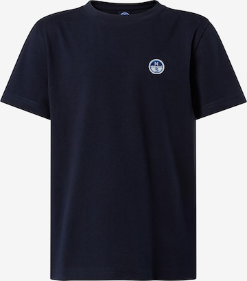 North Sails T-Shirt in Blau: Vorderseite