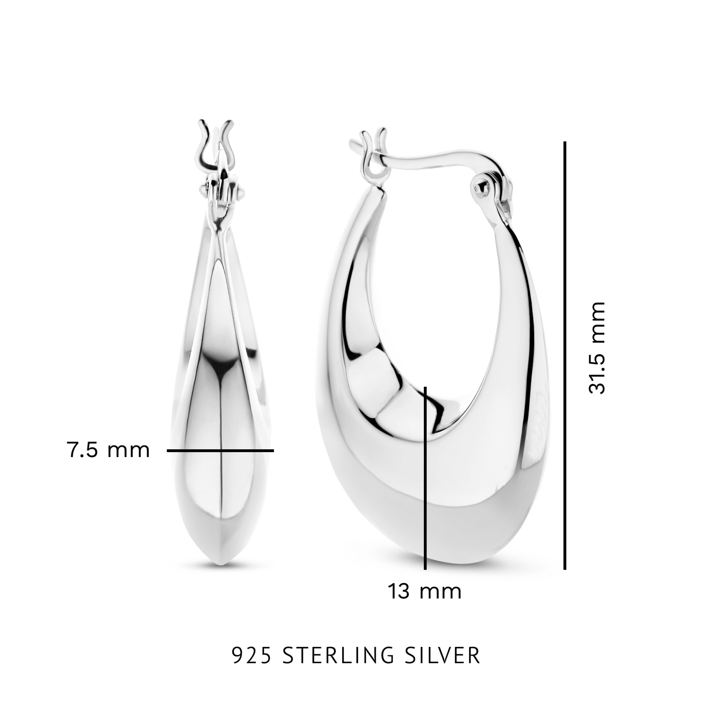 Boucles d'oreilles Parte di Me en argent